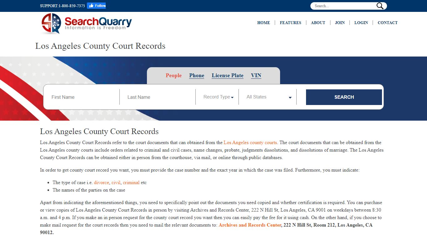 Los Angeles County Court Records - Search County Court Records Online